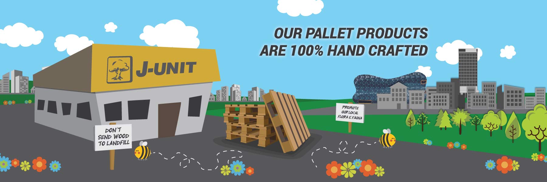 Our pallette products are 100% hand-crafted
