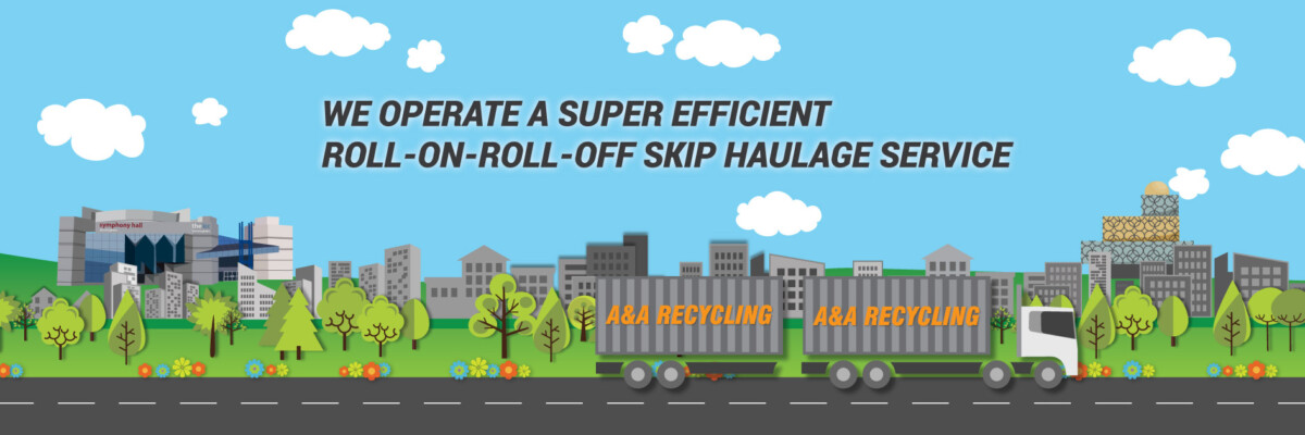 We operate a super efficient roll-on roll-off skip haulage system